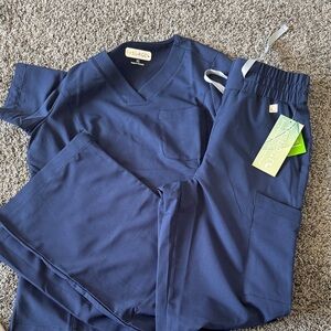 Blue Scrub Set
